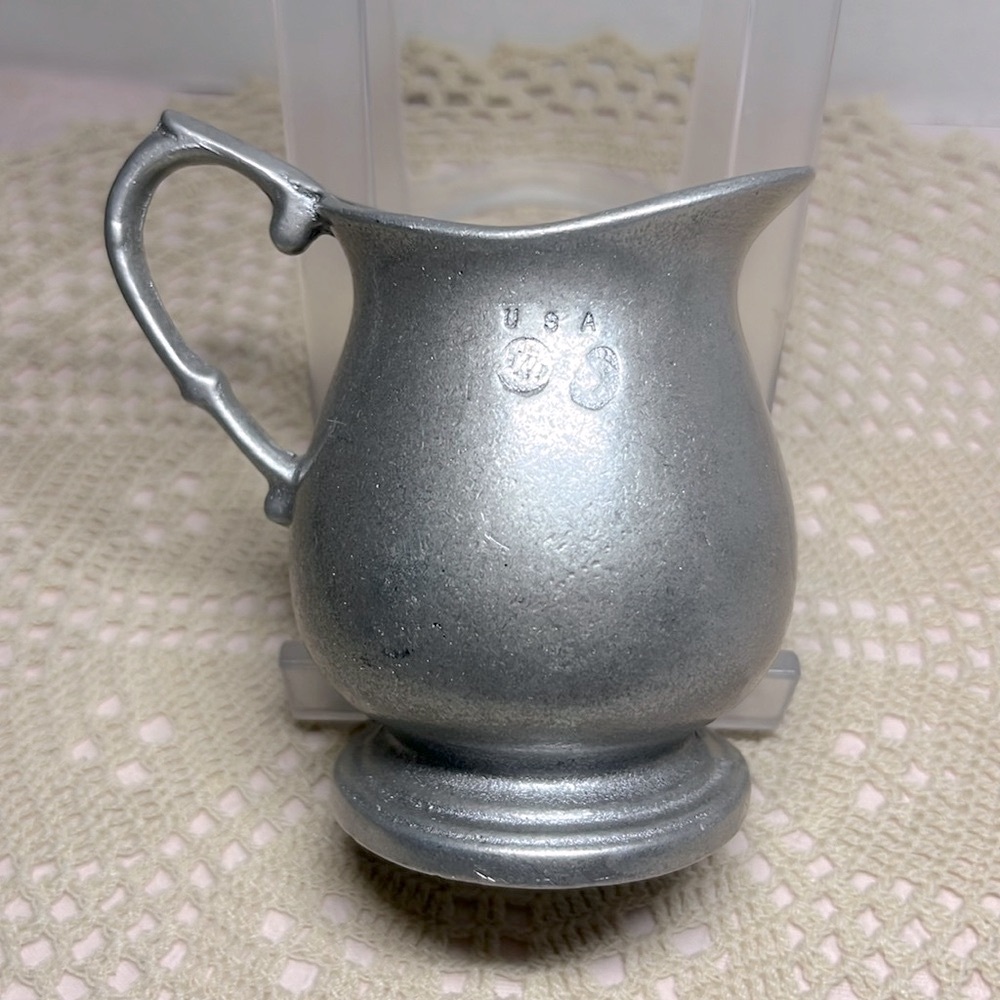Colonial Wilton Armetale RWP Pewter Creamer Pitcher – Revival Style
